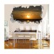Sticker decorativ, gaura in perete 3D, Rasarit, 85 cm, 175STK-2 Sticker decorativ, gaura in perete 3D, Rasarit, 85 cm, 175STK-2