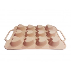Tava din silicon, 12 Inimioare, 37 cm, CooKstyle, 129COF