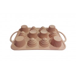 Tava din silicon, 12 cavitati, 37 cm, CooKstyle, 131COF
