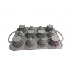 Tava din silicon, 12 cavitati, 37 cm, CooKstyle, 132COF