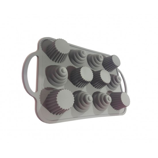 Tava din silicon, 12 cavitati, 37 cm, CooKstyle, 132COF