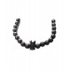 Bratara cu pietre naturale, Onix, Black Crown, A4B139 Bratara cu pietre naturale, Onix, Black Crown, A4B139