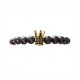Bratara cu pietre naturale, Onix, Gold Crown, A4B141 Bratara cu pietre naturale, Onix, Gold Crown, A4B141