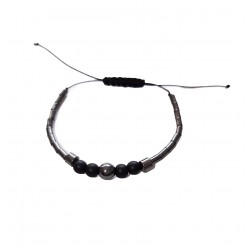 Bratara cu pietre naturale, Onix, Black Stone, A4B142 Bratara cu pietre naturale, Onix, Black Stone, A4B142