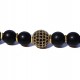 Bratara cu pietre naturale, Onix, Gold Charm, A4B174 Bratara cu pietre naturale, Onix, Gold Charm, A4B174