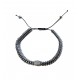 Bratara cu pietre naturale, Onix, Silver Charm cu Zirconiu, A4B166 Bratara cu pietre naturale, Onix, Silver Charm cu Zirconiu, A4B166