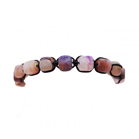 Bratara cu snur ajustabil, Amethyst Stone, A4B132 Bratara cu snur ajustabil, Amethyst Stone, A4B132