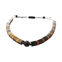 Bratara cu snur ajustabil, Black Charm, A4B113 Bratara cu snur ajustabil, Black Charm, A4B113