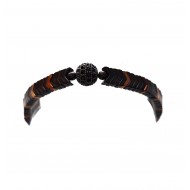 Bratara cu snur ajustabil, Black Charm, A4B113 Bratara cu snur ajustabil, Black Charm, A4B113