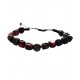 Bratara cu snur ajustabil, Black Stone, A4B129 Bratara cu snur ajustabil, Black Stone, A4B129