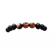 Bratara cu snur ajustabil, Brown, A4B123 Bratara cu snur ajustabil, Brown, A4B123