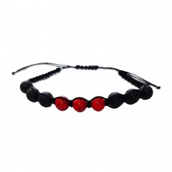 Bratara cu snur ajustabil, Red, A4B121 Bratara cu snur ajustabil, Red, A4B121