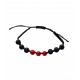 Bratara cu snur ajustabil, Red, A4B121 Bratara cu snur ajustabil, Red, A4B121