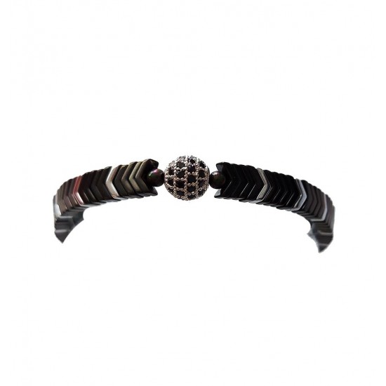 Bratara cu snur ajustabil, Silver Charm, A4B115