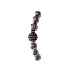 Bratara cu snur ajustabil, Silver Charm, A4B120 Bratara cu snur ajustabil, Silver Charm, A4B120