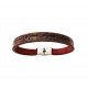 Bratara din piele ecologica, Cruce, A4B81 Bratara din piele ecologica, Cruce, A4B81