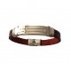 Bratara din piele ecologica, Cruce, Inox, A4B103 Bratara din piele ecologica, Cruce, Inox, A4B103