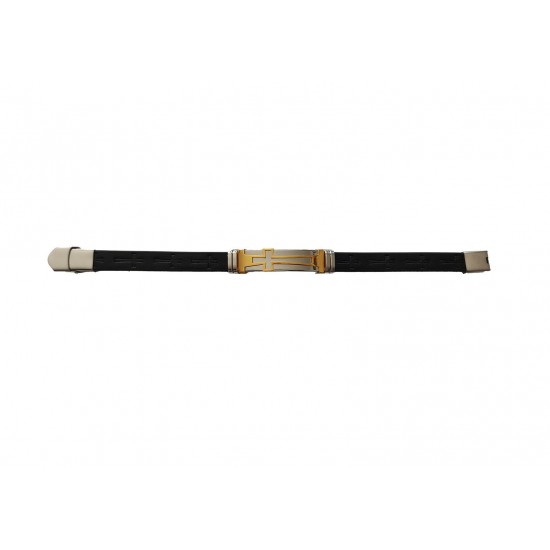 Bratara din piele ecologica, Cruce, Inox, A4B106 Bratara din piele ecologica, Cruce, Inox, A4B106