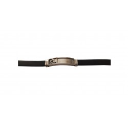 Bratara din piele ecologica, Diamond, Inox, A4B70 Bratara din piele ecologica, Diamond, Inox, A4B70