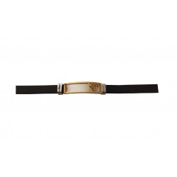 Bratara din piele ecologica, Diamond, Inox, A4B88 Bratara din piele ecologica, Diamond, Inox, A4B88