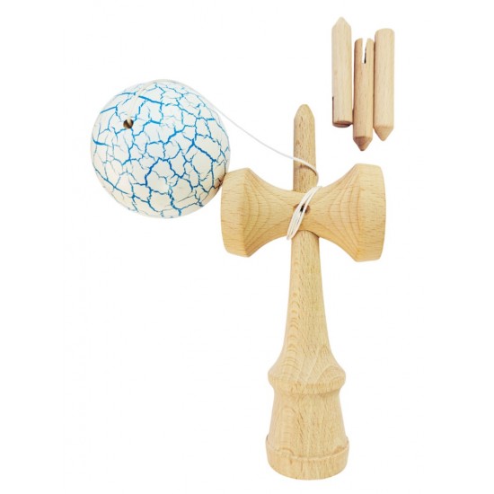 Kendama din lemn natural, Bila lemn +  Sticker Waterproof USA pentru telefon, 173KD