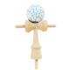 Kendama din lemn natural, Bila lemn +  Sticker Waterproof USA pentru telefon, 173KD
