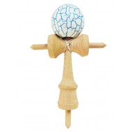 Kendama din lemn natural, Bila lemn +  Sticker Waterproof USA pentru telefon, 173KD
