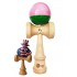 Kendama din lemn natural, Bila lemn + Sticker Waterproof USA pentru telefon, 177KD