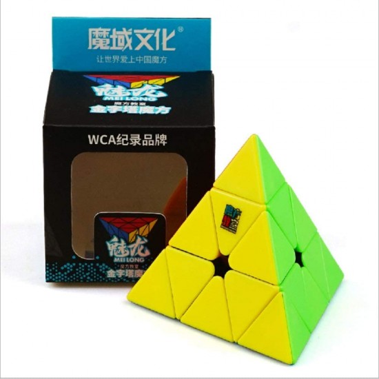 Cub Magic 3x3x3 Moyu MoFang Meilong Pyraminx, Stickerless, 253CUB-1 Cub Magic 3x3x3 Moyu MoFang Meilong Pyraminx, Stickerless, 253CUB-1