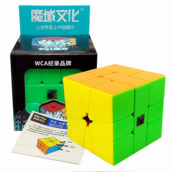 Cub Magic 3x3x3 Moyu MoFang Meilong SQ1, Stickerless, 252CUB-1 Cub Magic 3x3x3 Moyu MoFang Meilong SQ1, Stickerless, 252CUB-1