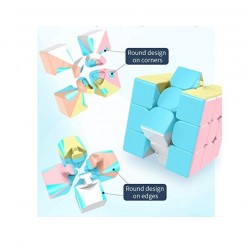 Cub Magic 3x3x3 Moyu MoFang Meilong, Stickerless macaron, 245CUB-1 Cub Magic 3x3x3 Moyu MoFang Meilong, Stickerless macaron, 245CUB-1
