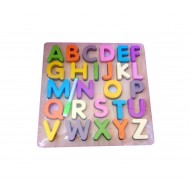 Joc educativ, Tablita de scris cu Alfabet, litere masive si groase 1.5 cm, 26 piese, TT0011 Joc educativ, Tablita de scris cu Alfabet, litere masive si groase 1.5 cm, 26 piese, TT0011