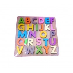 Joc educativ, Tablita de scris cu Alfabet, litere masive si groase 1.5 cm, 26 piese, TT0011 Joc educativ, Tablita de scris cu Alfabet, litere masive si groase 1.5 cm, 26 piese, TT0011
