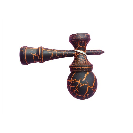 Kendama profesionala negru/portocaliu, 5KD Kendama profesionala negru/portocaliu, 5KD