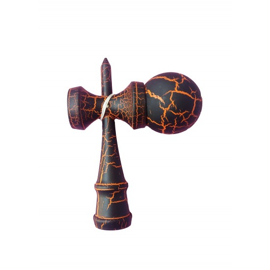 Kendama profesionala negru/portocaliu, 5KD Kendama profesionala negru/portocaliu, 5KD