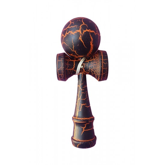 Kendama profesionala negru/portocaliu, 5KD Kendama profesionala negru/portocaliu, 5KD
