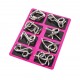 Set puzzle Brain Twister 8 jocuri din Metal, pentru copii si adolescenti, 9BAFF Set puzzle Brain Twister 8 jocuri din Metal, pentru copii si adolescenti, 9BAFF