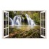 Sticker decorativ, Fereastra 3D, Cascada, 85 cm, 265STK