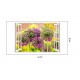 Sticker decorativ, Fereastra 3D, Flori, 85 cm, 278STK Sticker decorativ, Fereastra 3D, Flori, 85 cm, 278STK