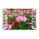 Sticker decorativ, Fereastra 3D, Flori, 85 cm, 333STK Sticker decorativ, Fereastra 3D, Flori, 85 cm, 333STK