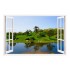 Sticker decorativ, Fereastra 3D, Lac, 85 cm, 267STK