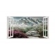 Sticker decorativ, Fereastra 3D, Munte, 85 cm, 251STK Sticker decorativ, Fereastra 3D, Munte, 85 cm, 251STK