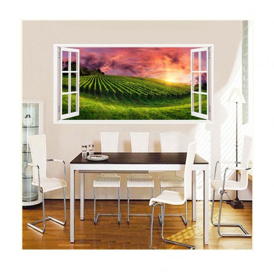Sticker decorativ, Fereastra 3D, Natura, 85 cm, 334STK Sticker decorativ, Fereastra 3D, Natura, 85 cm, 334STK
