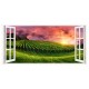 Sticker decorativ, Fereastra 3D, Natura, 85 cm, 334STK Sticker decorativ, Fereastra 3D, Natura, 85 cm, 334STK