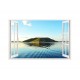 Sticker decorativ, Fereastra 3D, Ocean, 85 cm, 177STK Sticker decorativ, Fereastra 3D, Ocean, 85 cm, 177STK