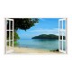 Sticker decorativ, Fereastra 3D, Ocean, 85 cm, 332STK Sticker decorativ, Fereastra 3D, Ocean, 85 cm, 332STK