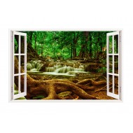 Sticker decorativ, Fereastra 3D, Parau, 85 cm, 317STK Sticker decorativ, Fereastra 3D, Parau, 85 cm, 317STK