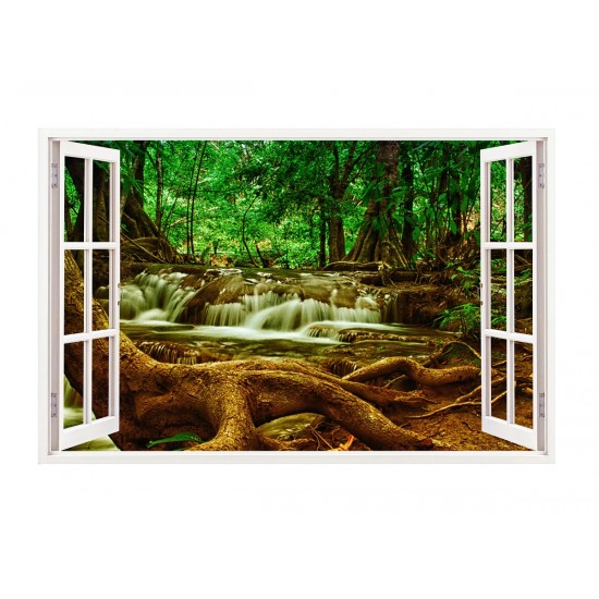 Sticker decorativ, Fereastra 3D, Parau, 85 cm, 317STK Sticker decorativ, Fereastra 3D, Parau, 85 cm, 317STK