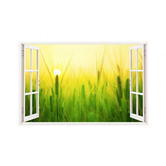 Sticker decorativ, Fereastra 3D Rasarit, 85 cm, 169STK Sticker decorativ, Fereastra 3D Rasarit, 85 cm, 169STK