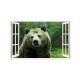 Sticker decorativ, Fereastra 3D, Urs, 85 cm, 225STK Sticker decorativ, Fereastra 3D, Urs, 85 cm, 225STK